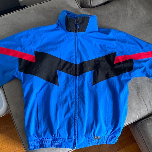 Pristine Vintage 80s Wilson Staff tennis jacket size Large Gore-tex - Picture 1 of 8